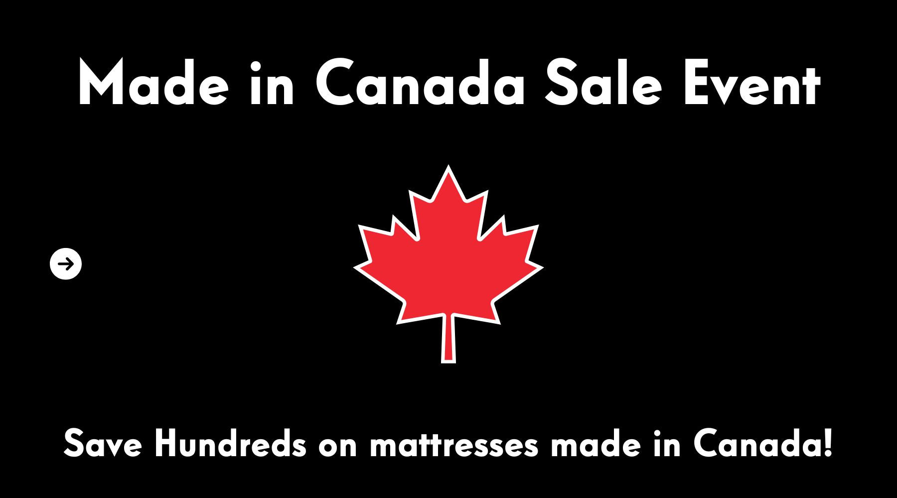 Made in Canada Event Hot Deal