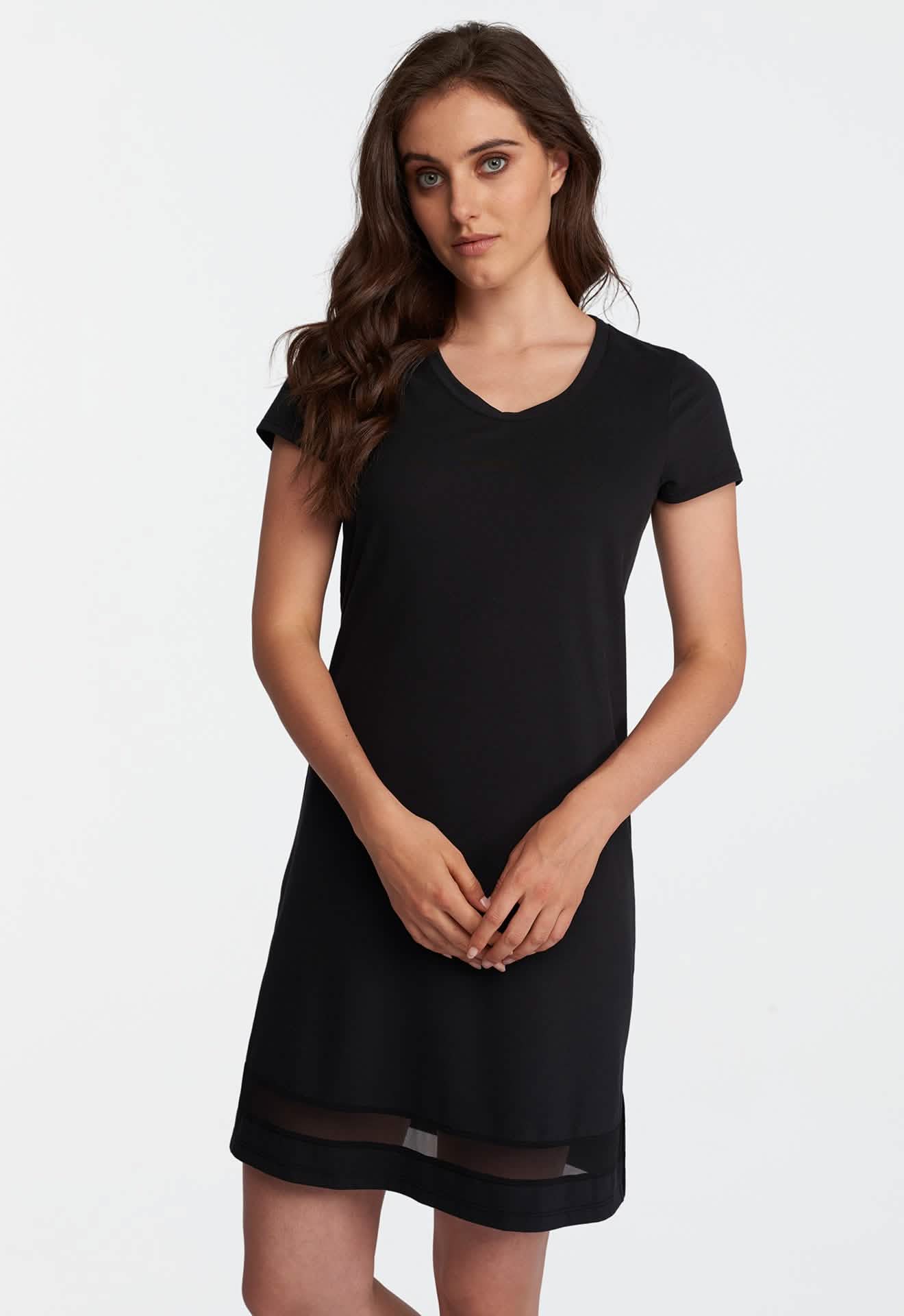 SOMÉ Gabriela Noir Nightshirt