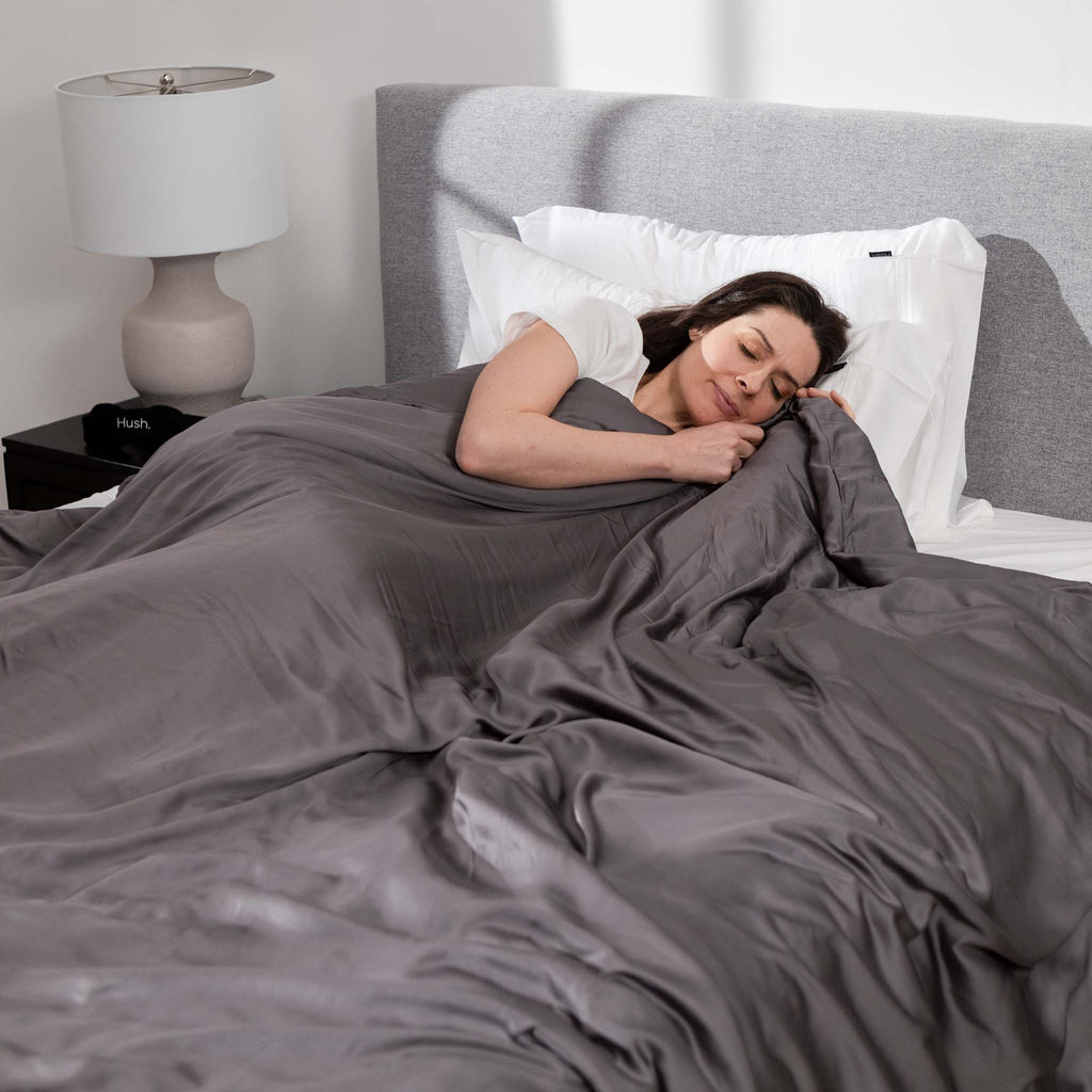 Hush 2-in-1 Weighted Blanket Bundle: Iced & Classic