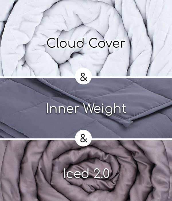Hush 2-in-1 Weighted Blanket Bundle: Summer & Winter