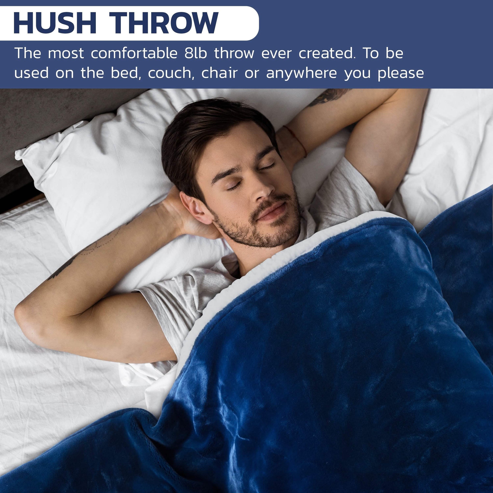 Hush Throw Weighted Blanket in Canada Mattress Mattress