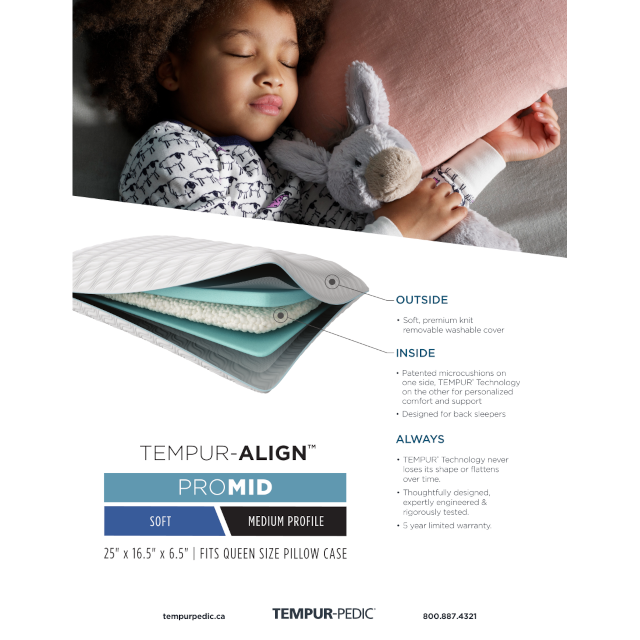 Tempur-Pedic ProMid Pillow